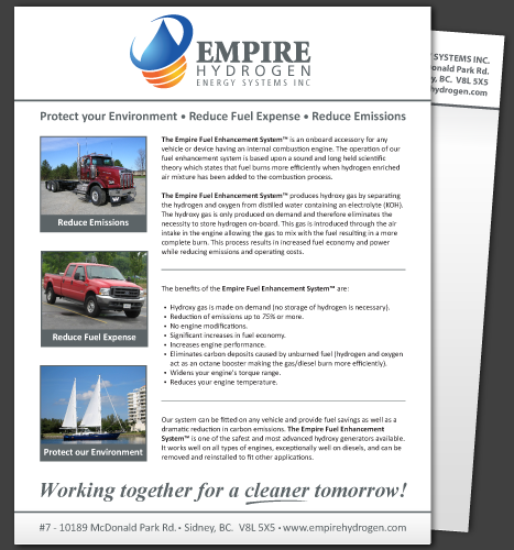 Print, Illustration: Empire Hydrogen Flyer