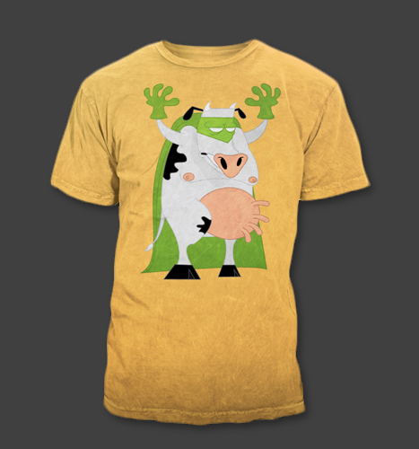 Print, Vector Illustration: T-Shirt Character Design