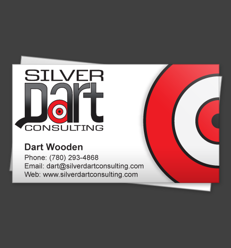 Print, Illustration: Dart Consulting Business Card